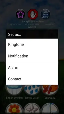Nature Sounds Ringtones android App screenshot 0